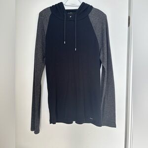 Michael Kors Black and Gray Hoodie
